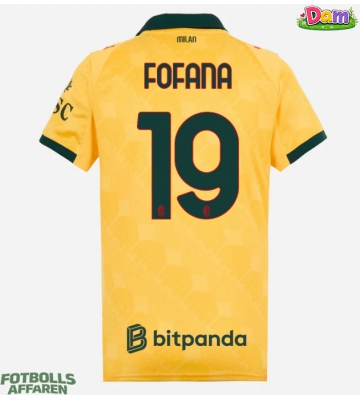 AC Milan Youssouf Fofana #19 Tredje Tröja Kvinnor 2025-26 Kortärmad